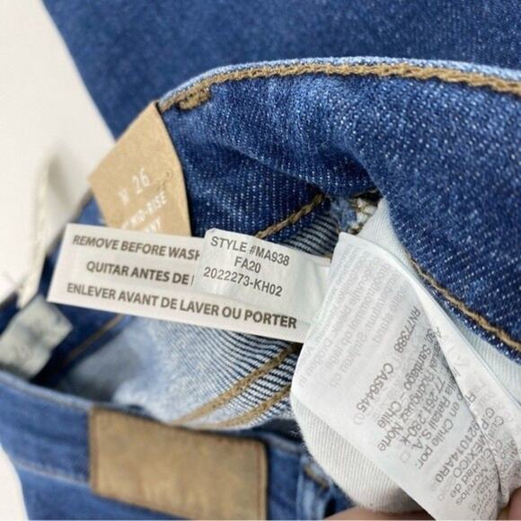 Madewell 9" Mid-Rise Skinny Jeans‎ in Blayton Wash: TENCEL™ Denim Edition New - Picture 6 of 8